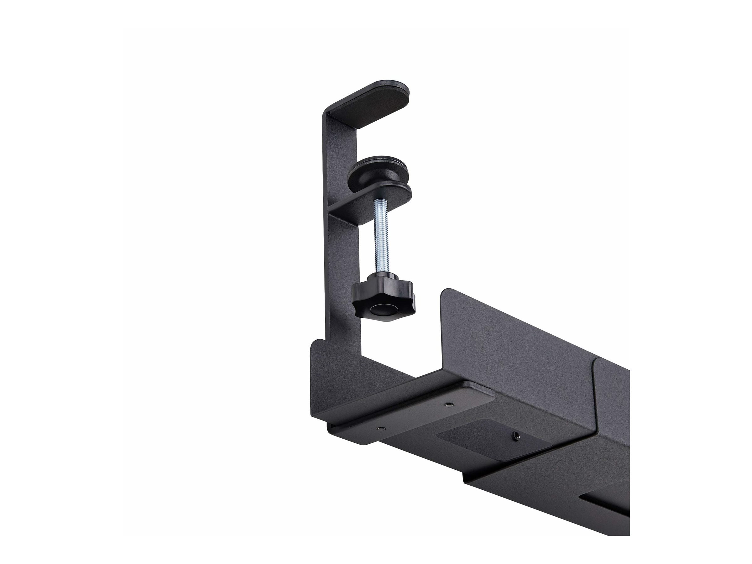 StarTech.com Under Desk Cable Management Tray Clamp-on Installation