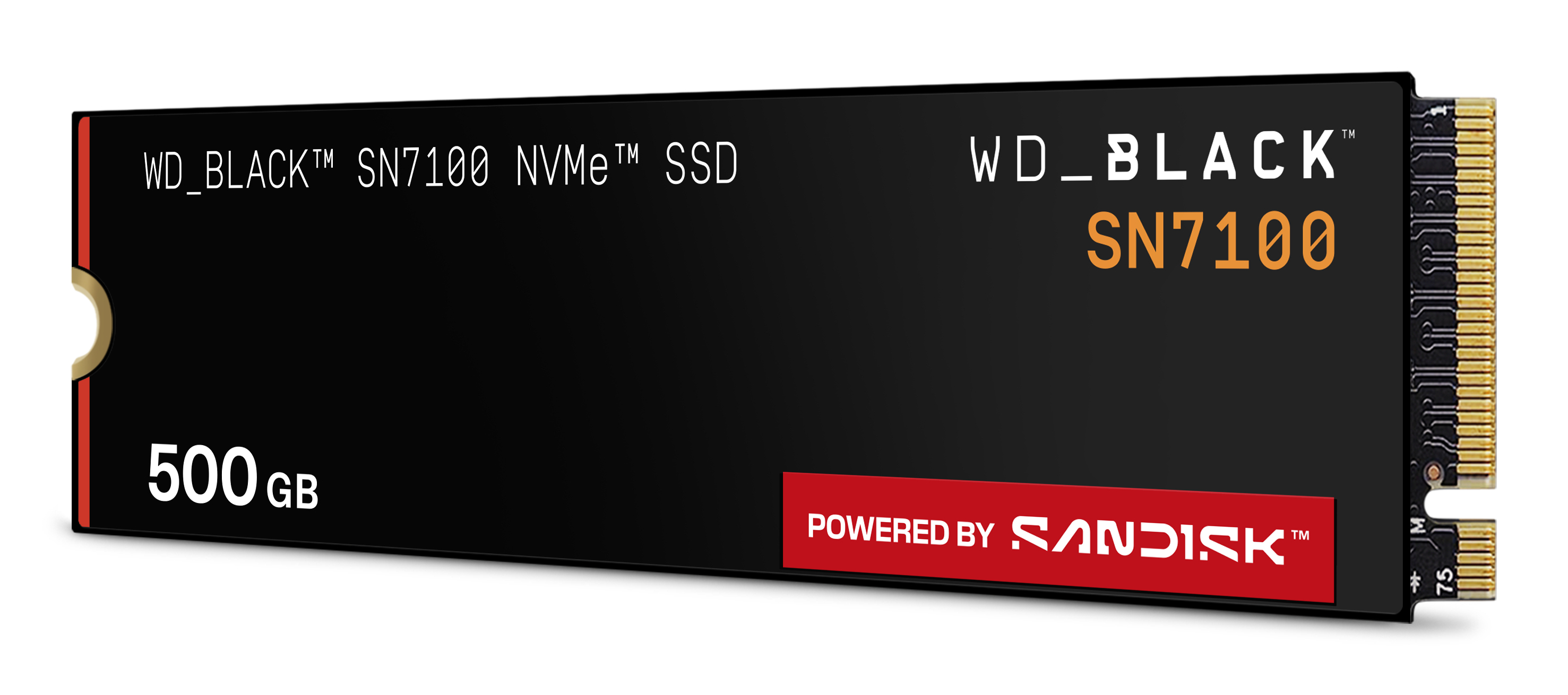 WD Black SN7100 NVMe SSD 500GB M.2 2280 - WD Black - SN7100, Ansicht 4