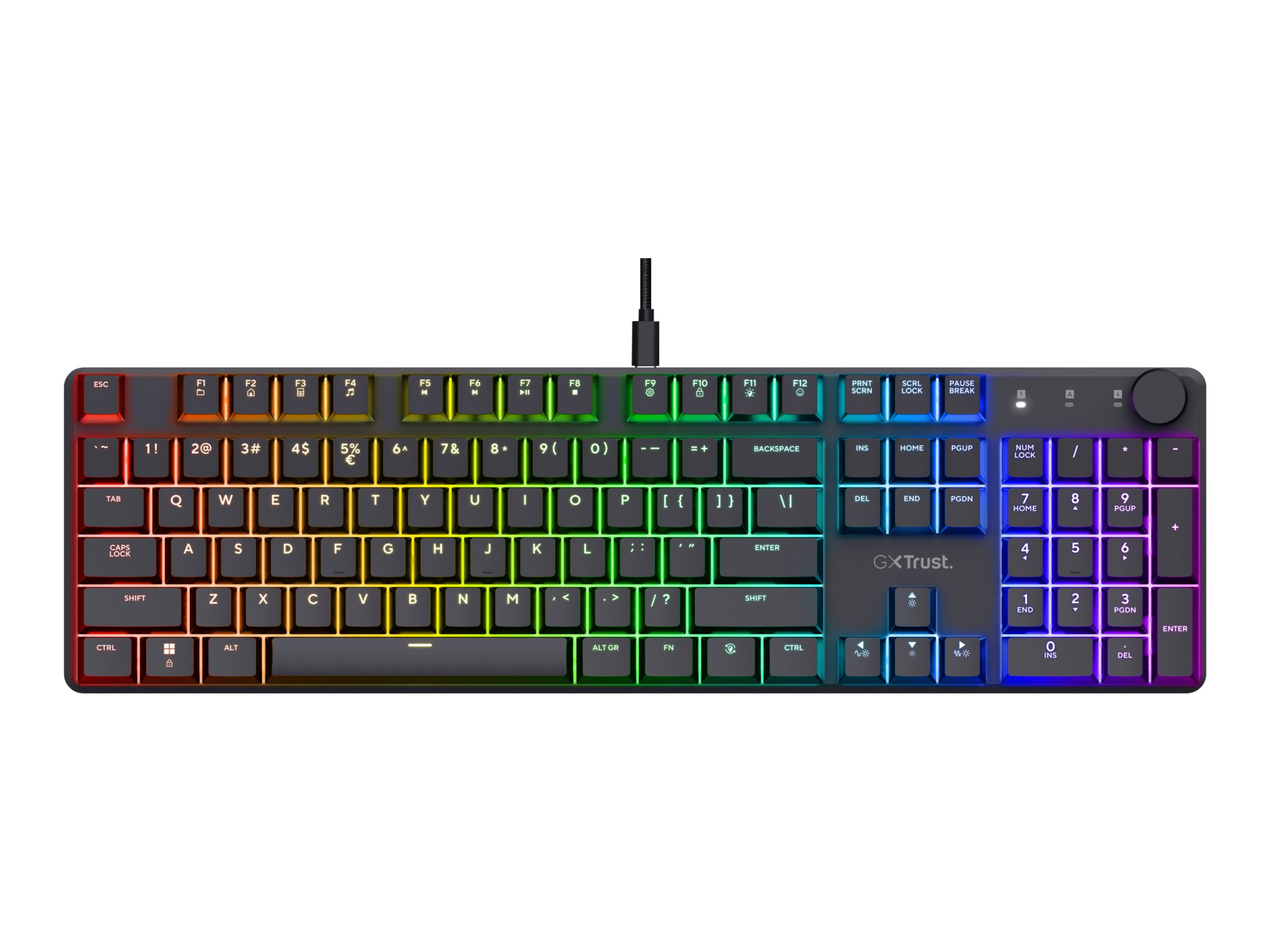 Trust GXT 866 TORIX - Tastatur - mechanisch - full size