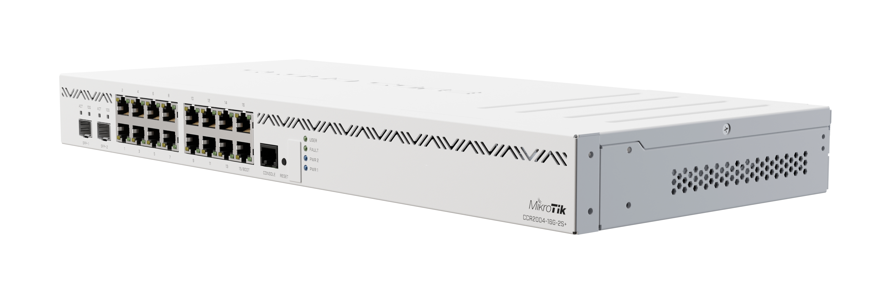 MikroTik Cloud Core Router CCR2004-16G-2S+ - Router, Ansicht 4