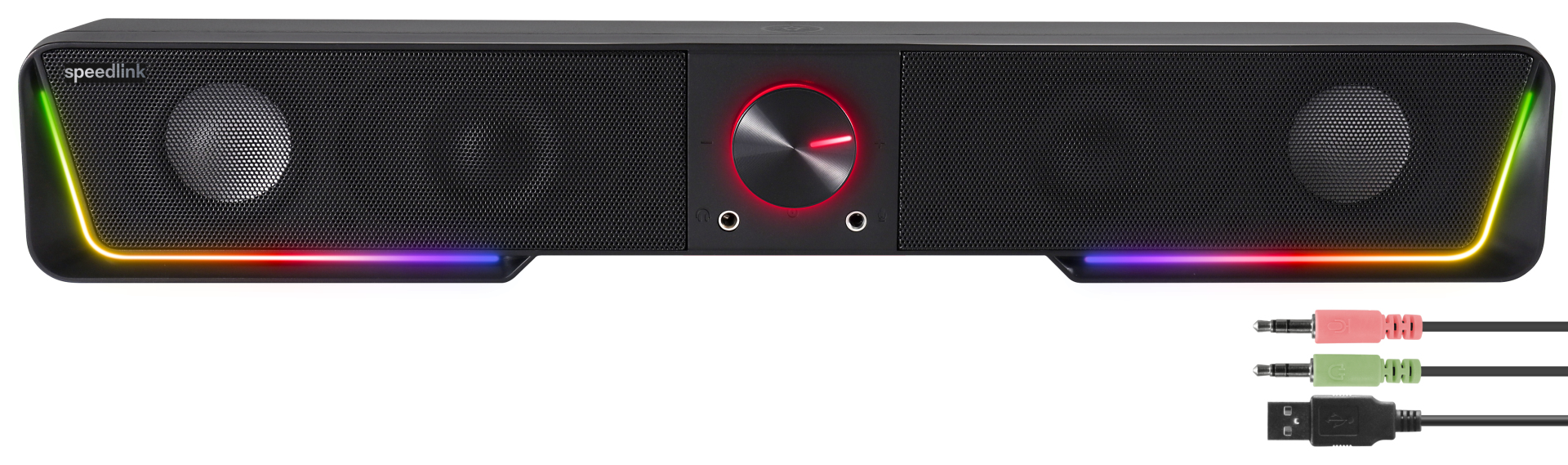 SPEEDLINK GRAVITY RGB Stereo Soundbar black, Ansicht 3