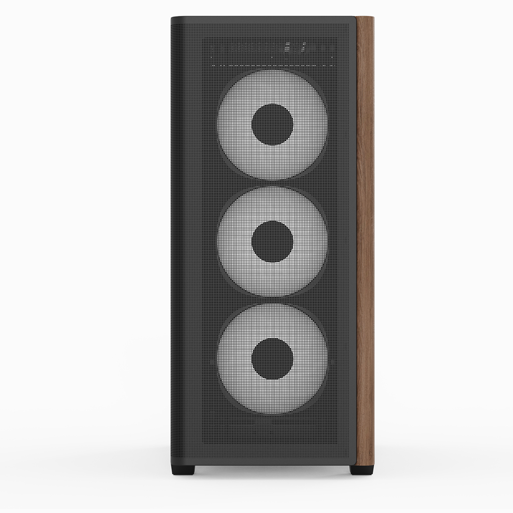 AEROCOOL ADVANCED TECHNOLOGIES Geh Midi D501A-G-WT-v2 W/Wood/ATX - ATX, Ansicht 2