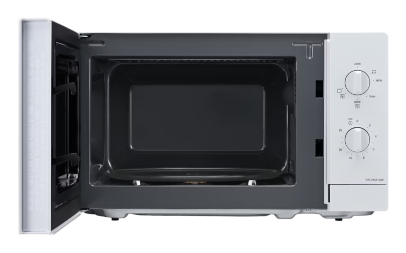 Panasonic NN-GM21QWEPG ws Mikrowelle 20l Grill Drehteller, Ansicht 4