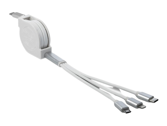 Delock Kabel nur zum Laden - 24 pin USB-C männlich zu Micro-USB Typ B, Lightning, 24 pin USB-C männlich, Ansicht 3