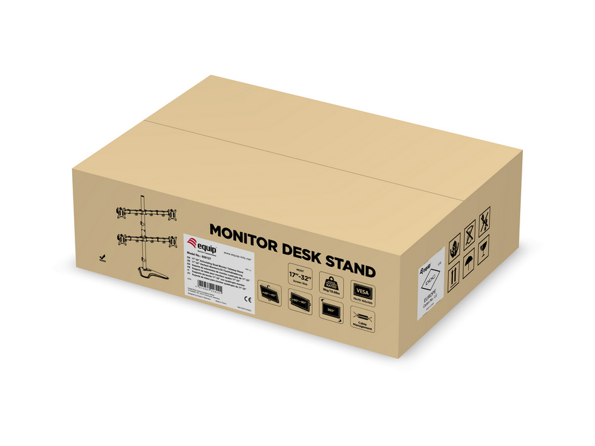 Equip Befestigungskit (Montagearm für Vierfach-Bildschirm) - neigbar - für 4 LCD-Anzeigen - 43.2-81.3 cm (17-32), Ansicht 2