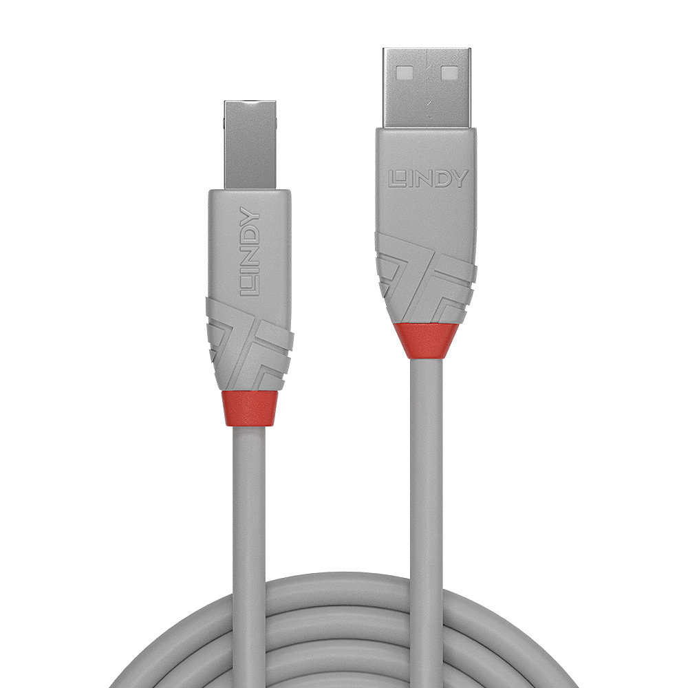 Lindy Anthra Line - USB-Kabel - USB (M) bis USB Typ B (M), Ansicht 3