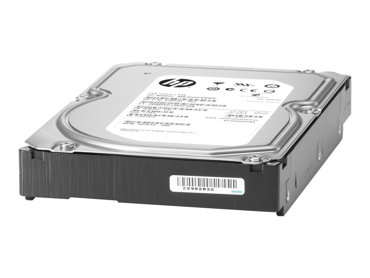 HPE Midline - Festplatte - 4 TB - Hot-Swap - 3.5 LFF Low Profile (8.9 cm LFF Low Profile), Ansicht 3