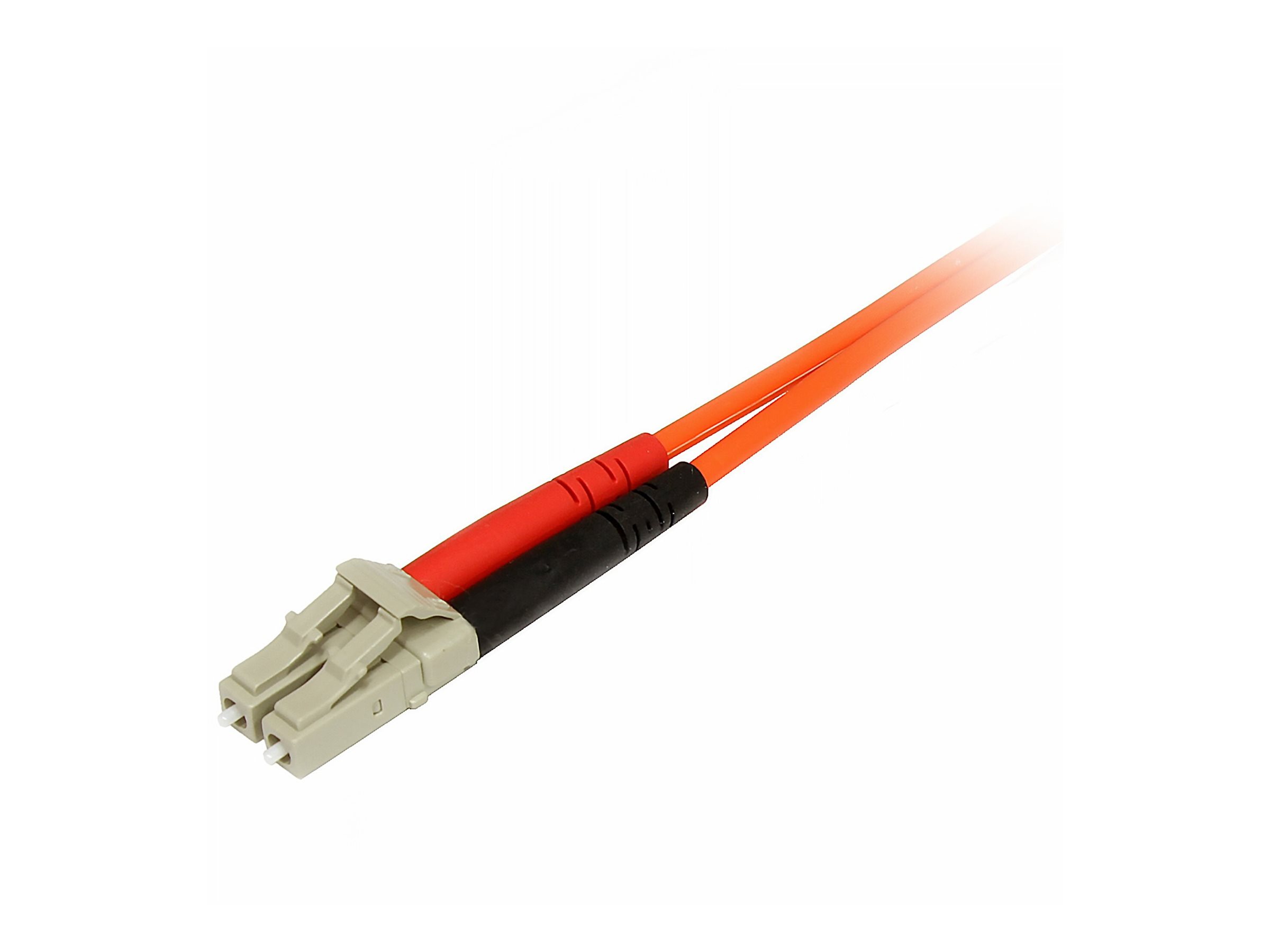 StarTech.com 1m Fiber Optic Cable - Multimode Duplex 50/125 - LSZH - LC/SC - OM2 - LC to SC Fiber Patch Cable (50FIBLCSC1)