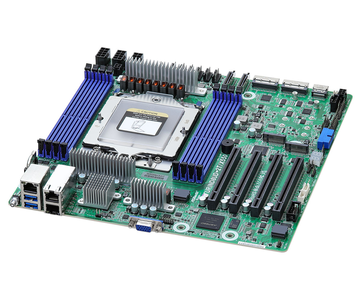 ASRock Mainboard TURIND8UD-2T/X550 Deep Micro-ATX Sockel SP5 Single - Mainboard - Micro/Mini/Flex-ATX, Ansicht 2