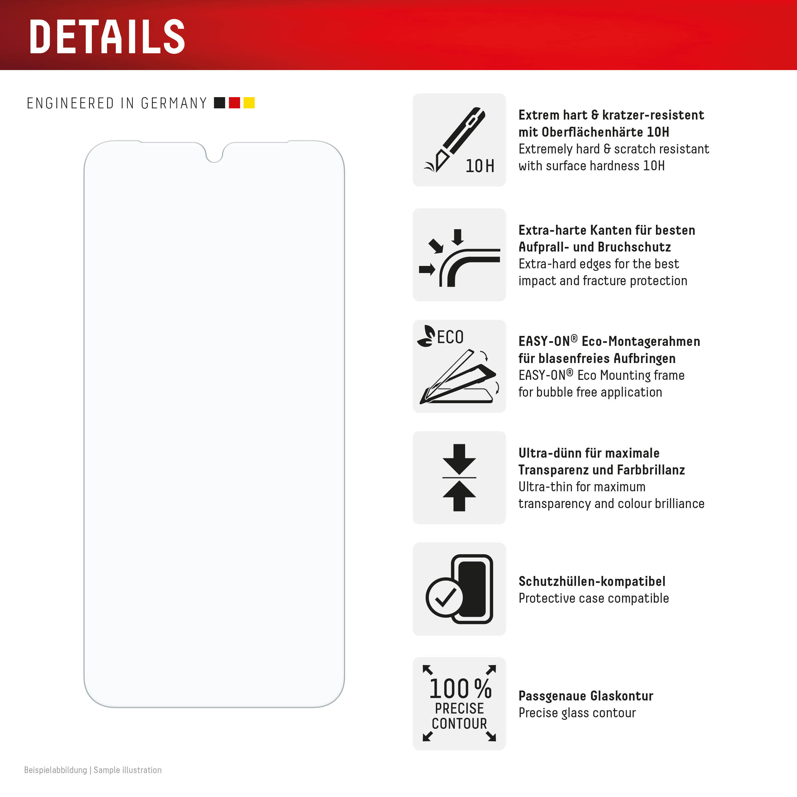 E.V.I. DISPLEX Real Glass Samsung A16 5G/A17 (4G/5G), Ansicht 2