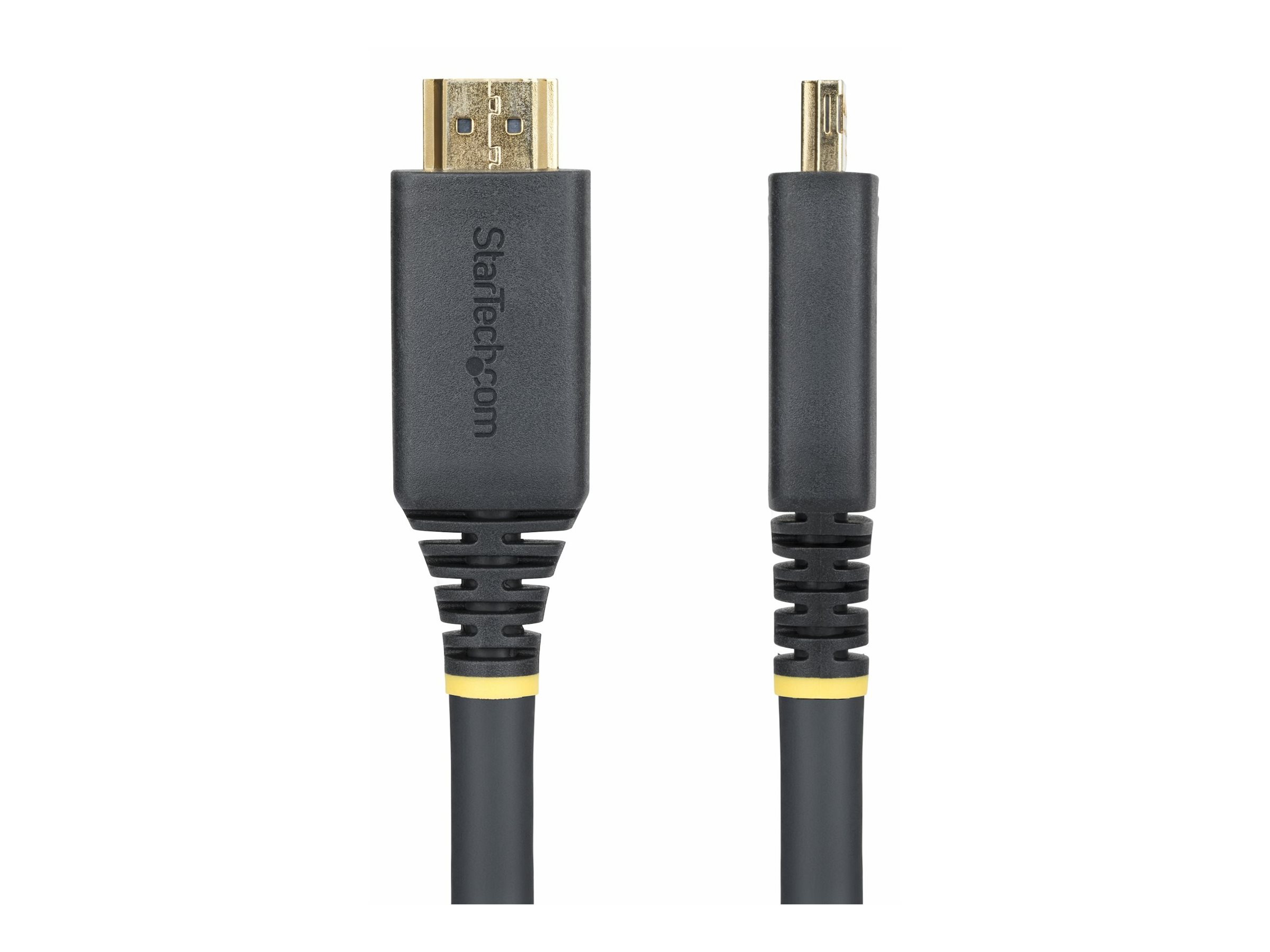 StarTech.com High Speed - HDMI-Kabel - HDMI männlich zu HDMI männlich - 15 m - abgeschirmt - Schwarz - halogenfrei, aktiv, 4K60Hz-Unterstützung, 1440p (UWQHD)