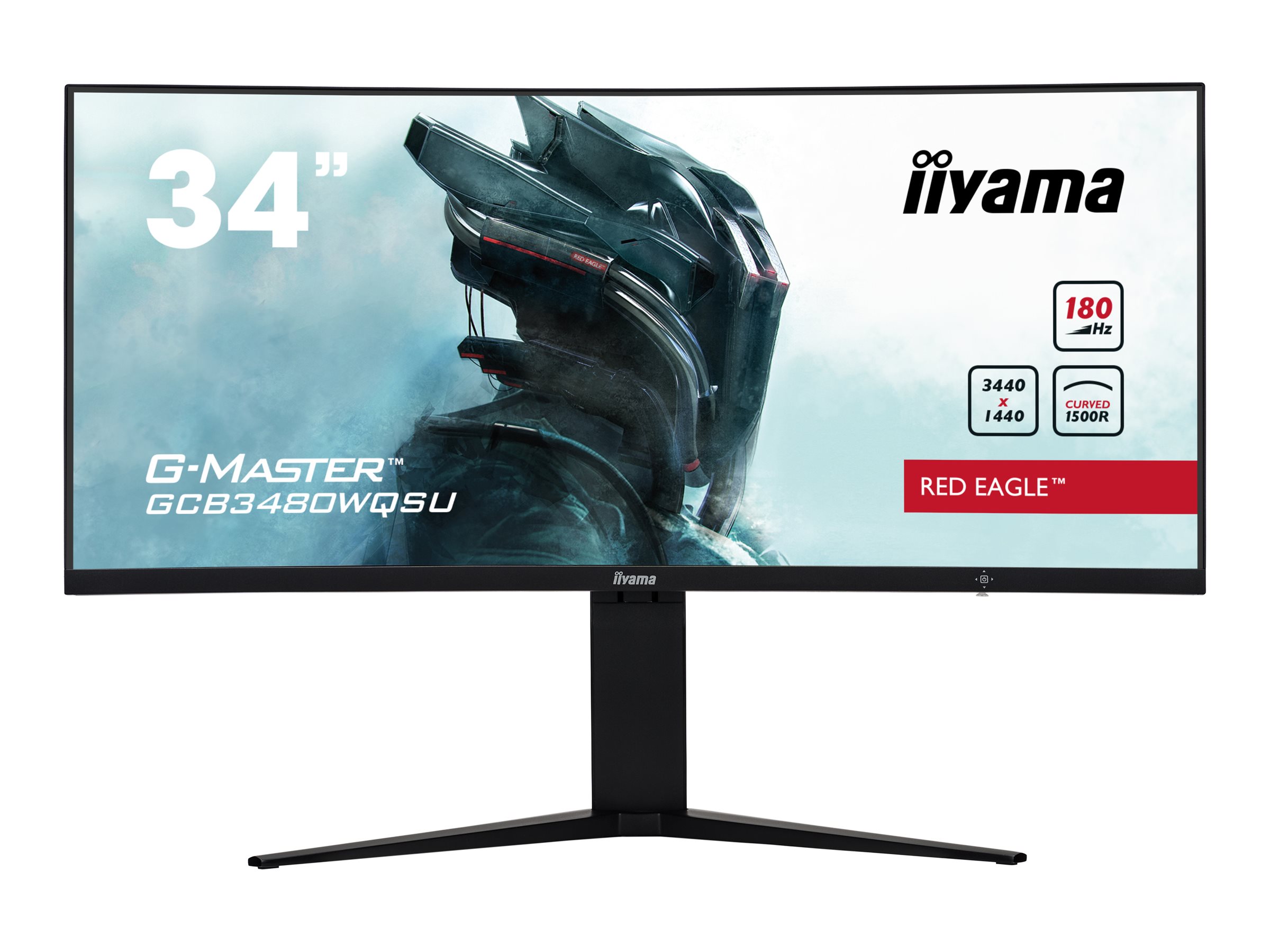Iiyama G-MASTER Red Eagle GCB3480WQSU-B1 - LED-Monitor - gebogen - 86.4 cm (34)