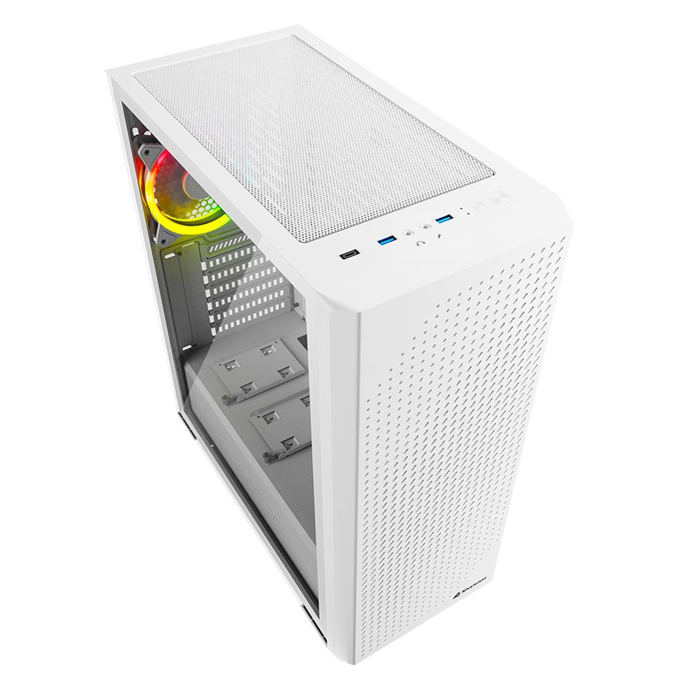 Sharkoon VS9 White RGB               ATX, Ansicht 4