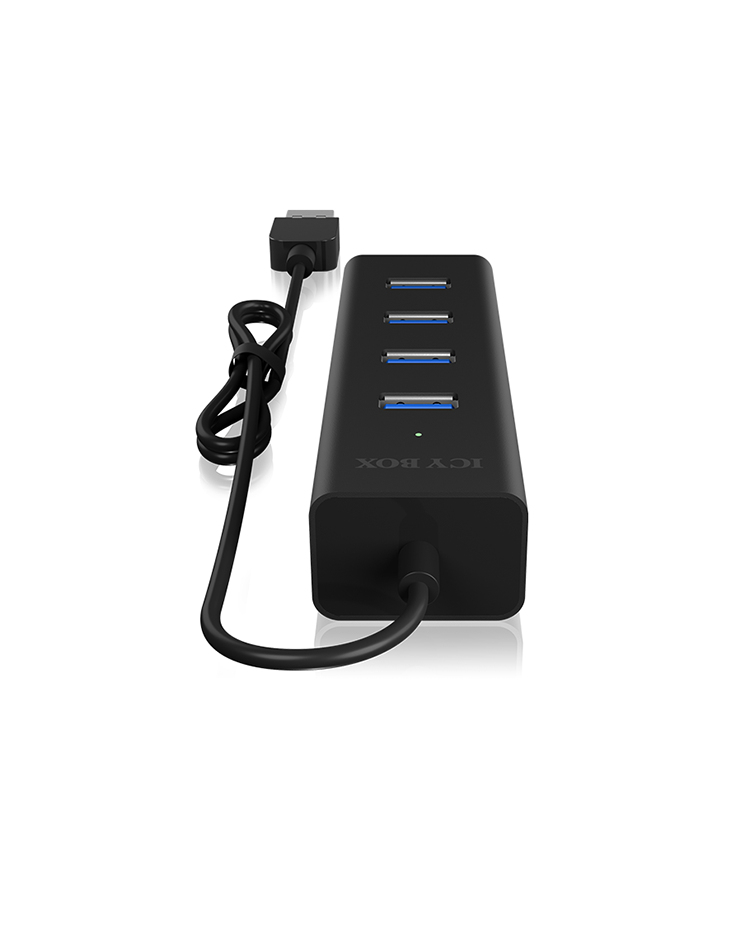 ICY BOX ICY BOX IB-HUB1409-U3 - Hub - 4 x SuperSpeed USB 3.0, Ansicht 4