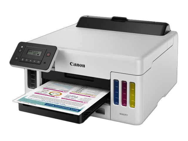Canon MAXIFY GX5050 Single Function Refillable Ink Tank Printer Wi-Fi/Ethernet Black 24.0ipm Colour 15.5ipm