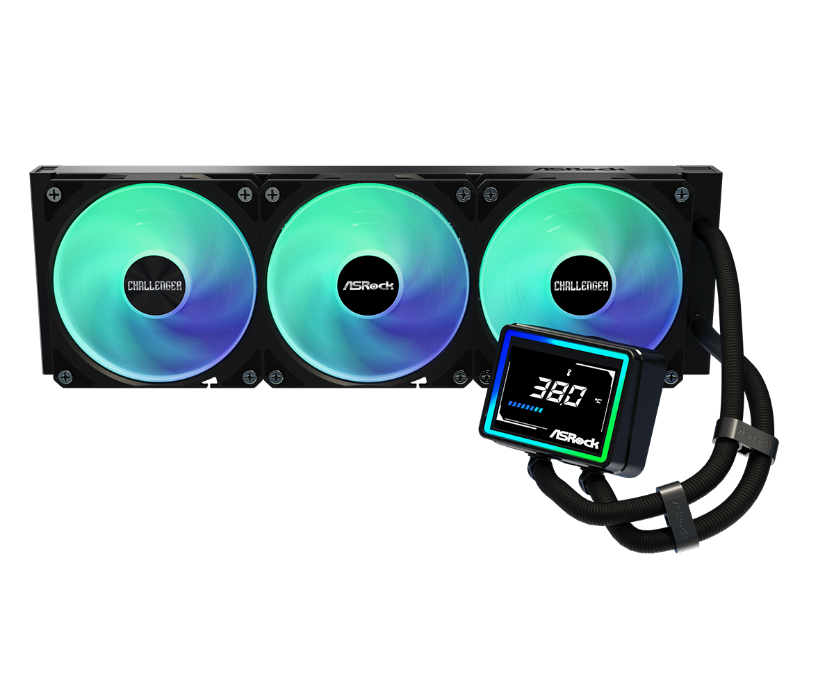 ASRock CPC Challenger 360 Digital ARGB Black, Ansicht 3