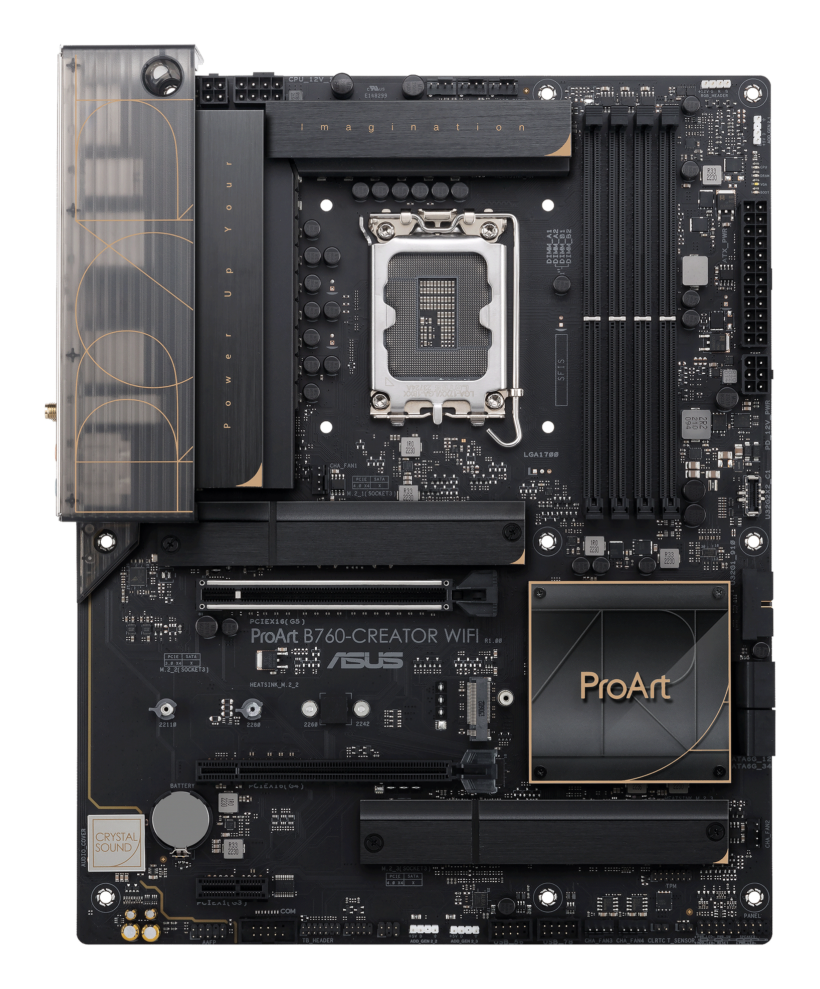 ASUS PROART B760-CREATOR WIFI - Motherboard - ATX - LGA1700-Sockel - B760 Chipsatz, Ansicht 3