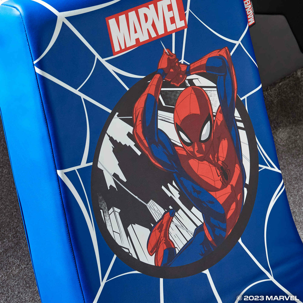 XRocker Gaming Bodensessel blau Marvel/Spider-Man/klappbar, Ansicht 4