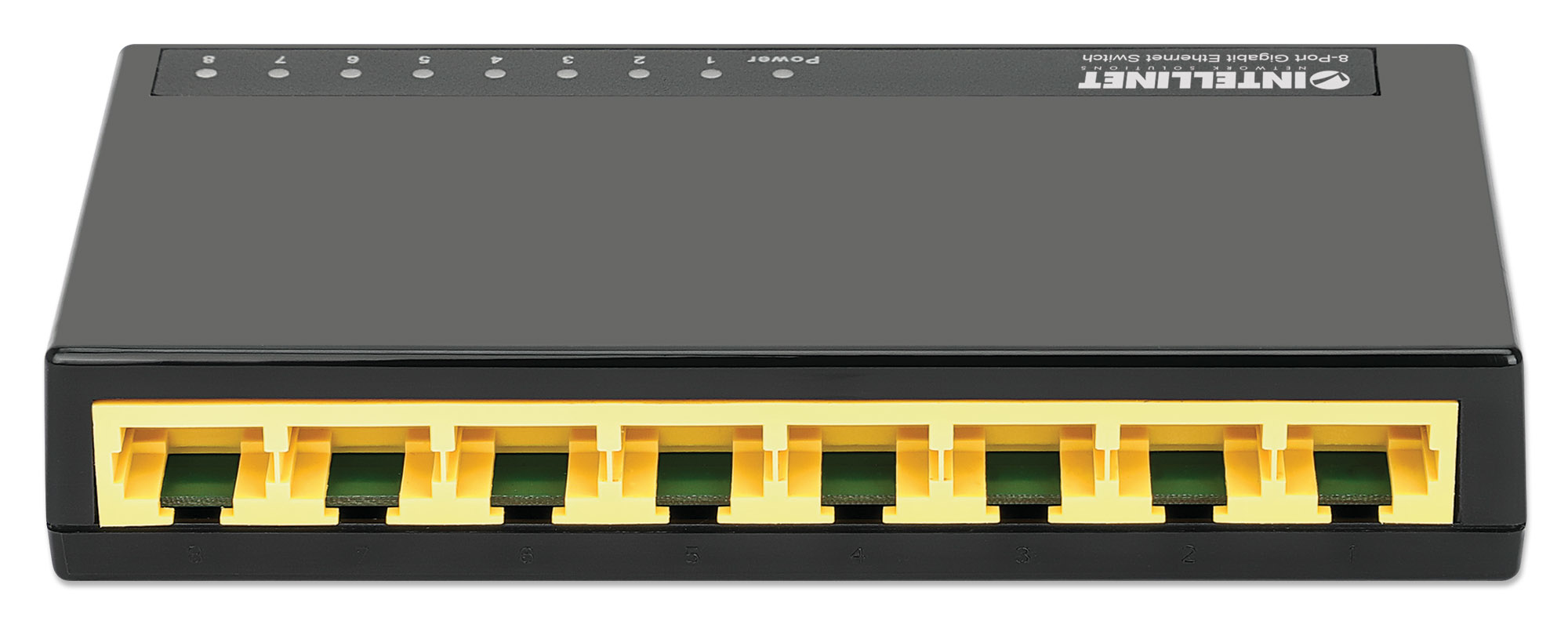 IC Intracom Intellinet - Switch - 8 x 10/100/1000 - Desktop, Ansicht 4