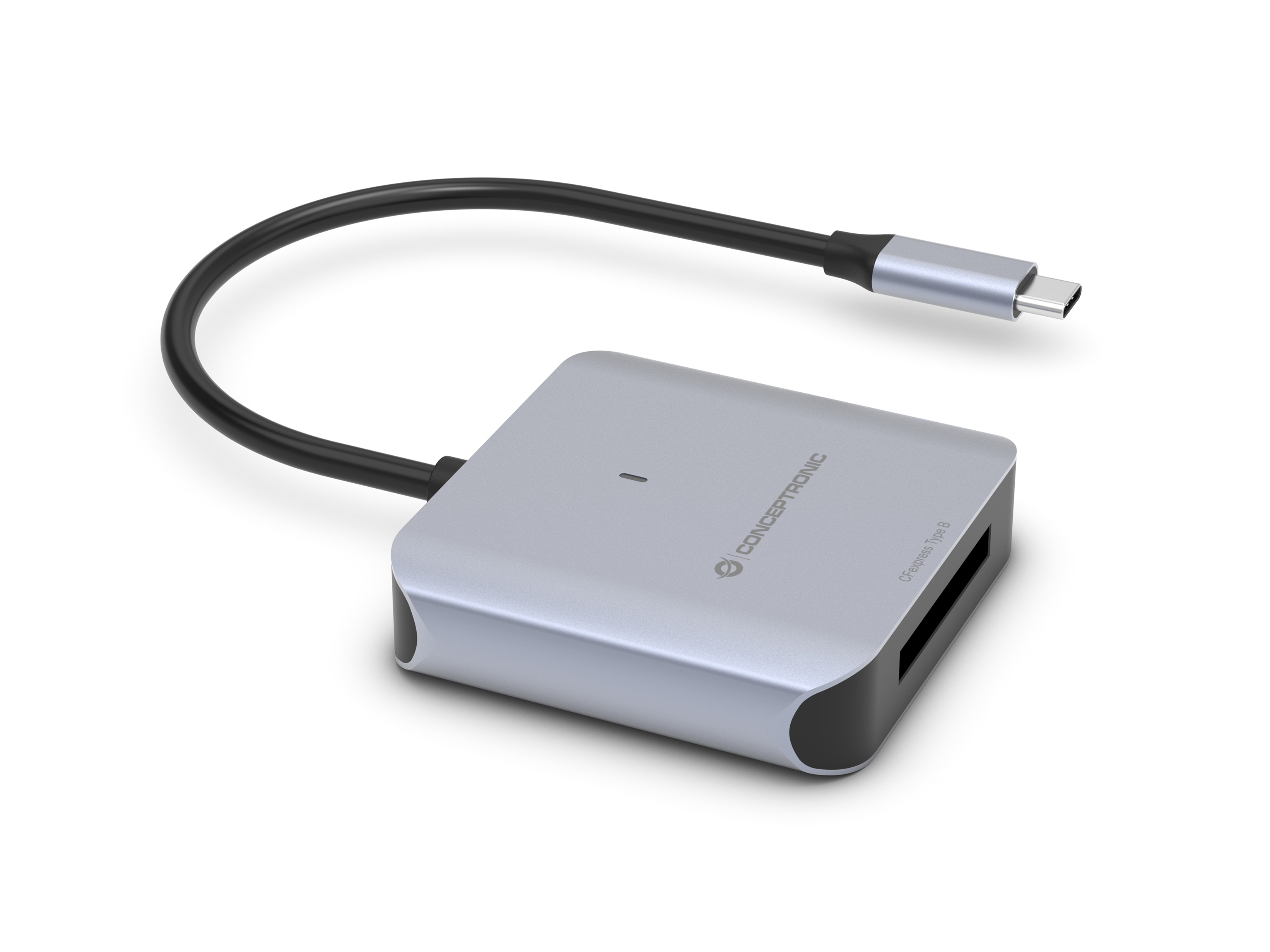 Conceptronic Card USB 3.2 Gen2 Typ-B CFexpress 2.0 sw - Card-Reader - CF Express Typ A, Ansicht 2