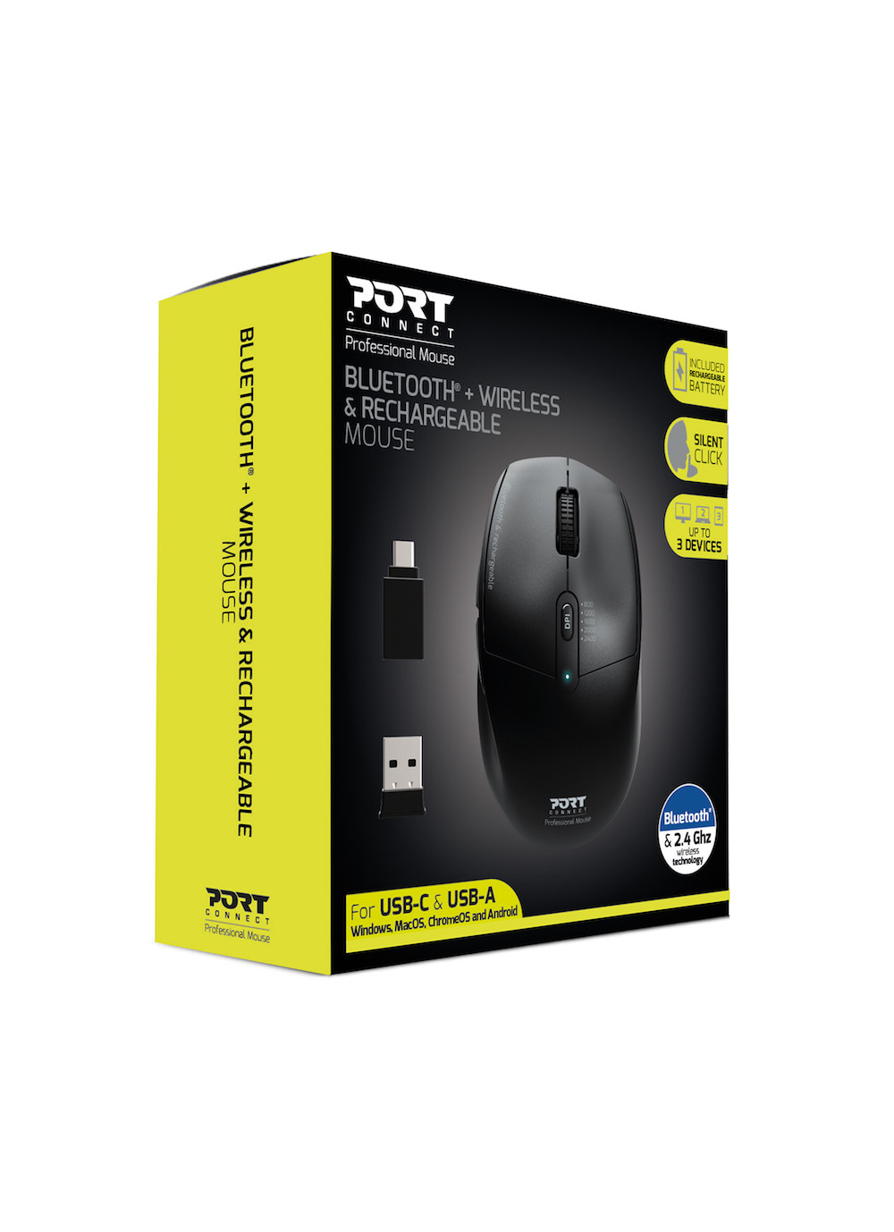 PORT Designs PORT Connect Professional - Maus - 5 Tasten - kabelgebunden, Ansicht 4