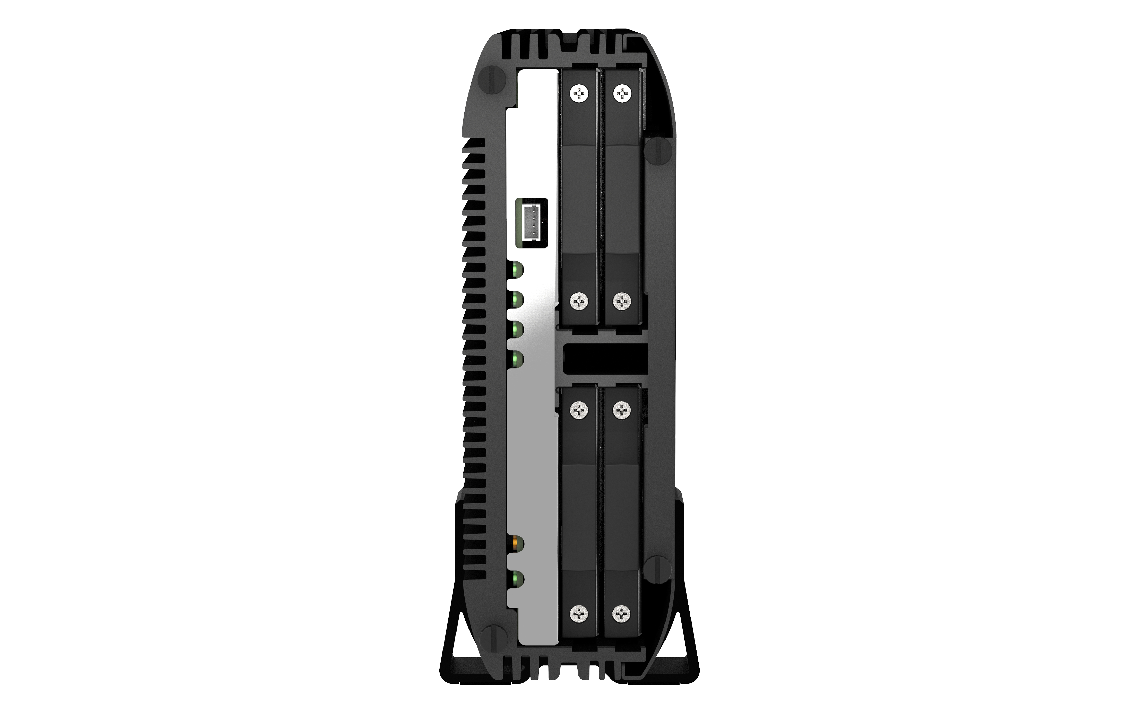 QNAP TS-410E - NAS - Tower - Intel® Celeron® - J6412 - Schwarz, Ansicht 3
