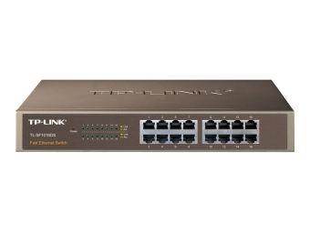 TP-LINK TL-SF1016DS - Switch - 16 x 10100 - Desktop