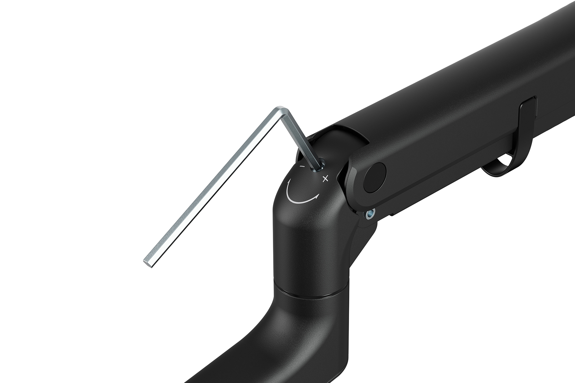 DIGITUS Single Monitorhalterung, 57, 27 kg - Schwarz, Ansicht 2