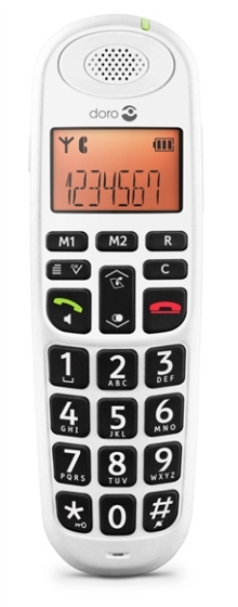 Doro PhoneEasy 100w - Schnurlostelefon mit Rufnummernanzeige, Ansicht 4