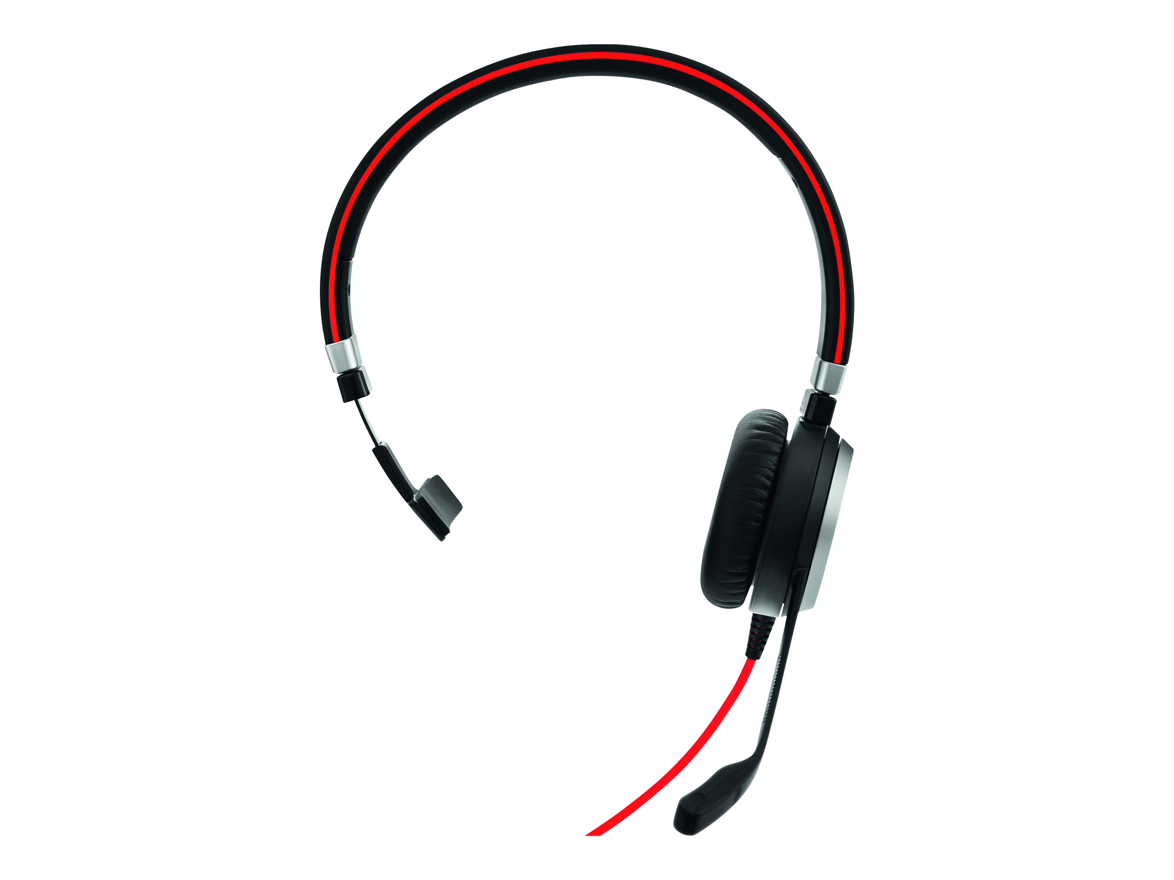 Jabra Evolve 40 MS mono - Headset - On-Ear - kabelgebunden - USB, 3,5 mm Stecker - Zertifiziert für Skype für Unternehmen