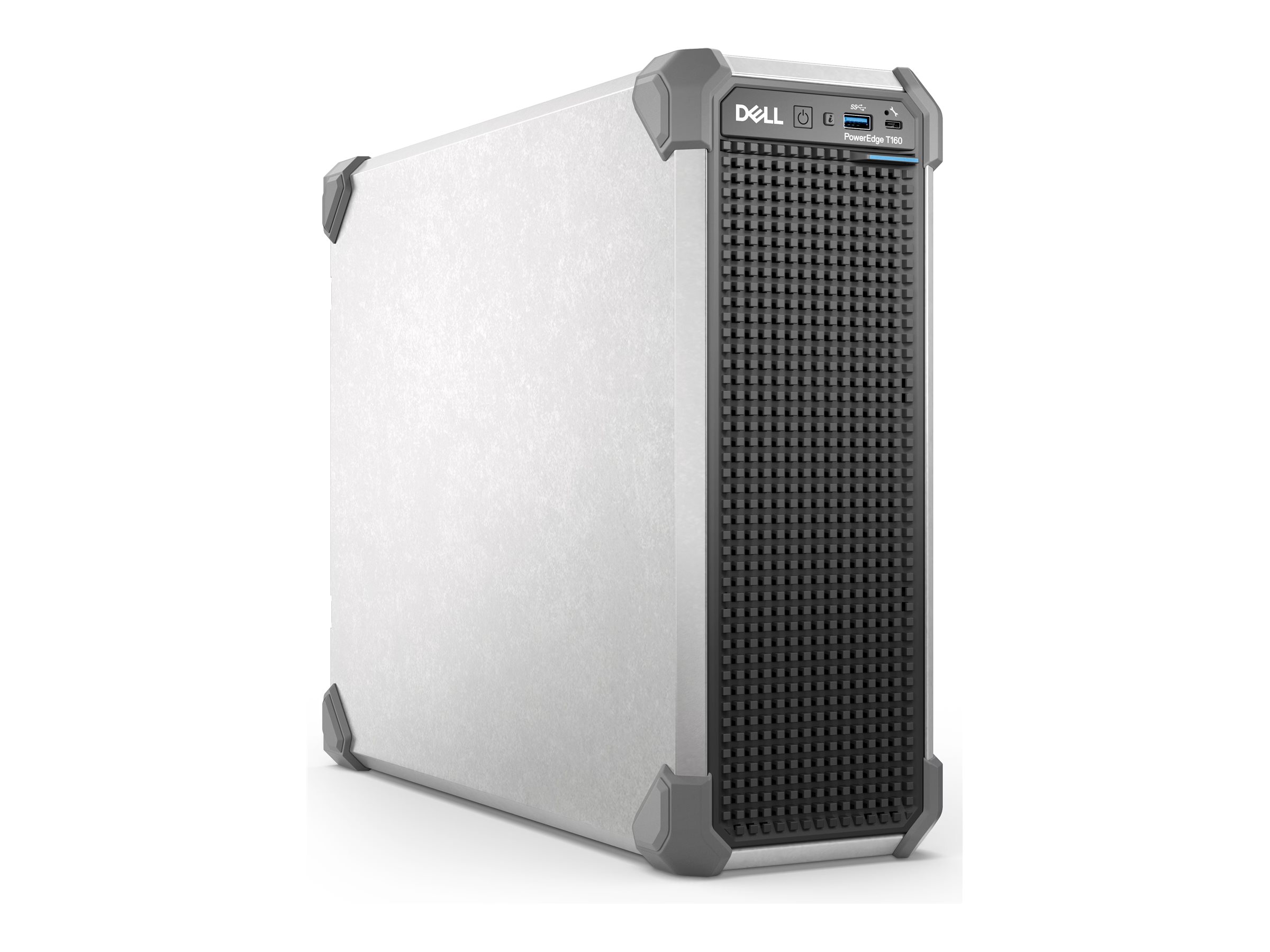 Dell PowerEdge T160 - Server - Compact Tower - 1-Weg - 1 x Xeon 6325P - RAM 32 GB - SSD 480 GB - 1GbE - Schwarz, Ansicht 4