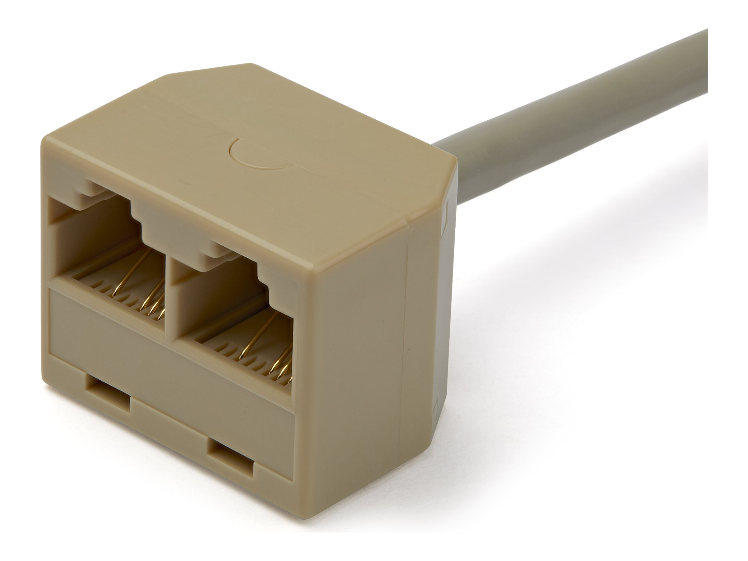 StarTech.com 2 auf 1 RJ45 10100 Mbits Splitter Kabel Adapter - StBu - Netzwerk-Splitter - RJ-45 (M)