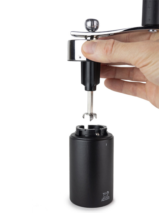 Peugeot Saveurs Isen Muskatmühle 15 cm mit Kurbel schwarz, Ansicht 3