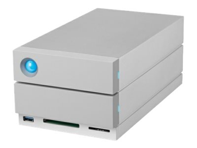 LaCie 2big Dock Thunderbolt 3 - Festplatten-Array - 28 TB - 2 Schächte (SATA-600) - HDD 14 TB x 2 - USB 3.1, Thunderbolt 3 (extern)