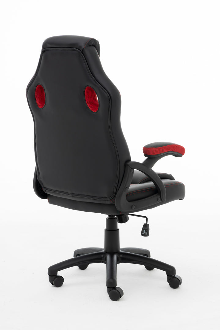 Raptor Stuhl GS-40 PU+ Fabric schwarz/rot, Ansicht 4