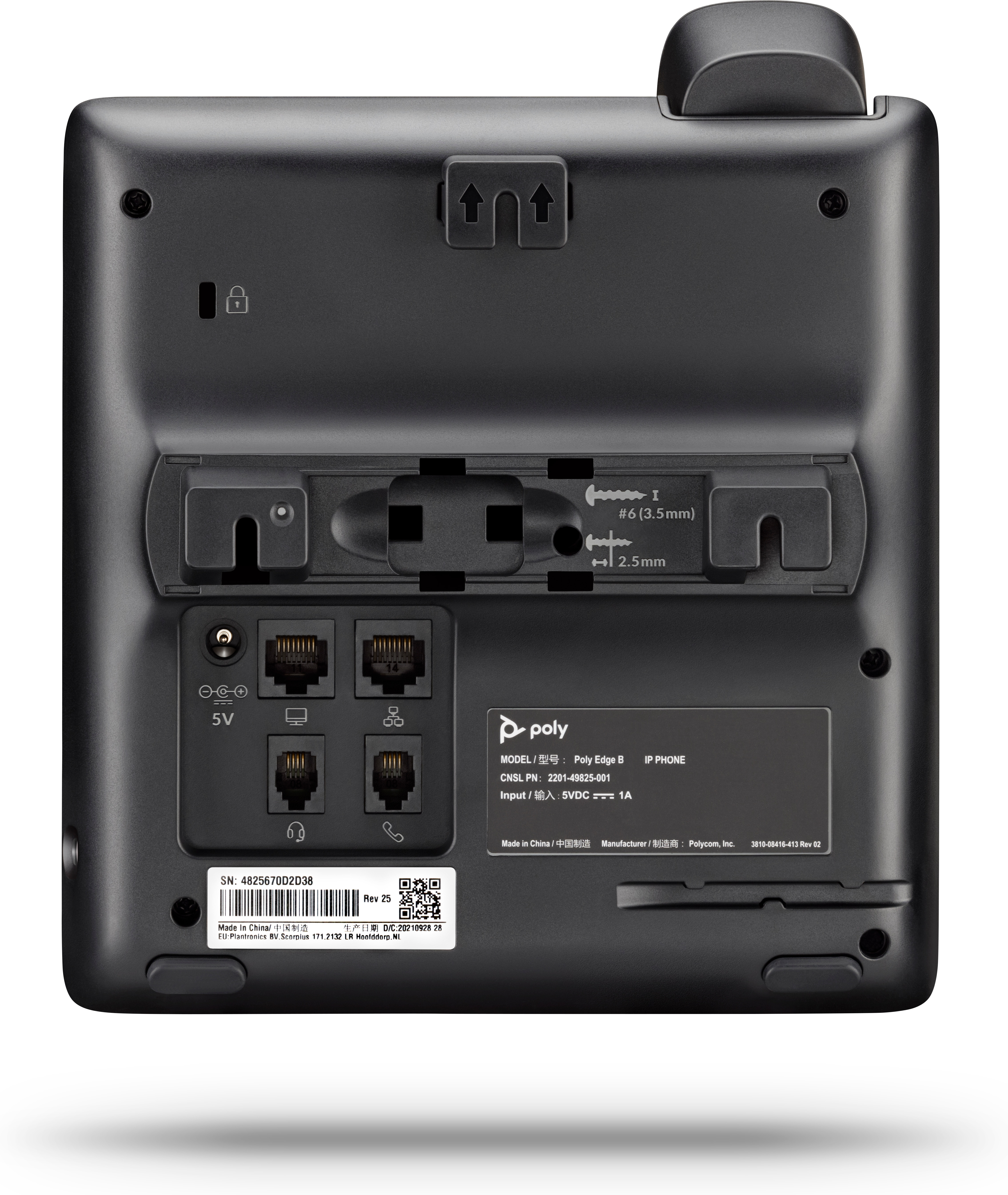 HP Poly Edge B30 - VoIP-Telefon - fünfwegig Anruffunktion, Ansicht 2