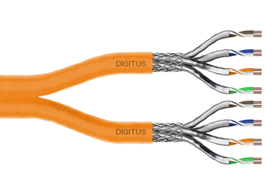 DIGITUS CAT 7 S/FTP Datenkabel - Verlegekabel, 500 m, Duplex, B2ca-s1a,d0,a1