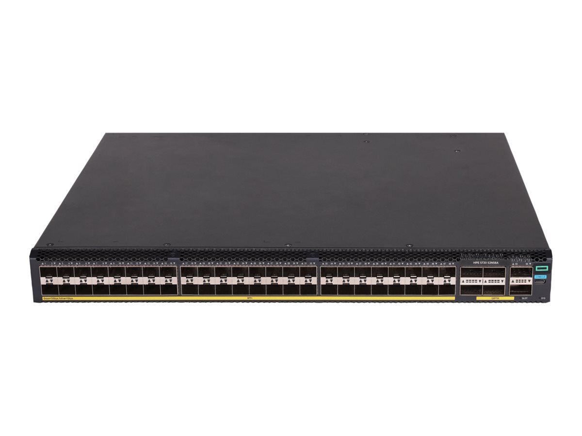 HPE Networking Comware 5720 48p SFP+ 1G10G 6p QSFP28 100G Switch