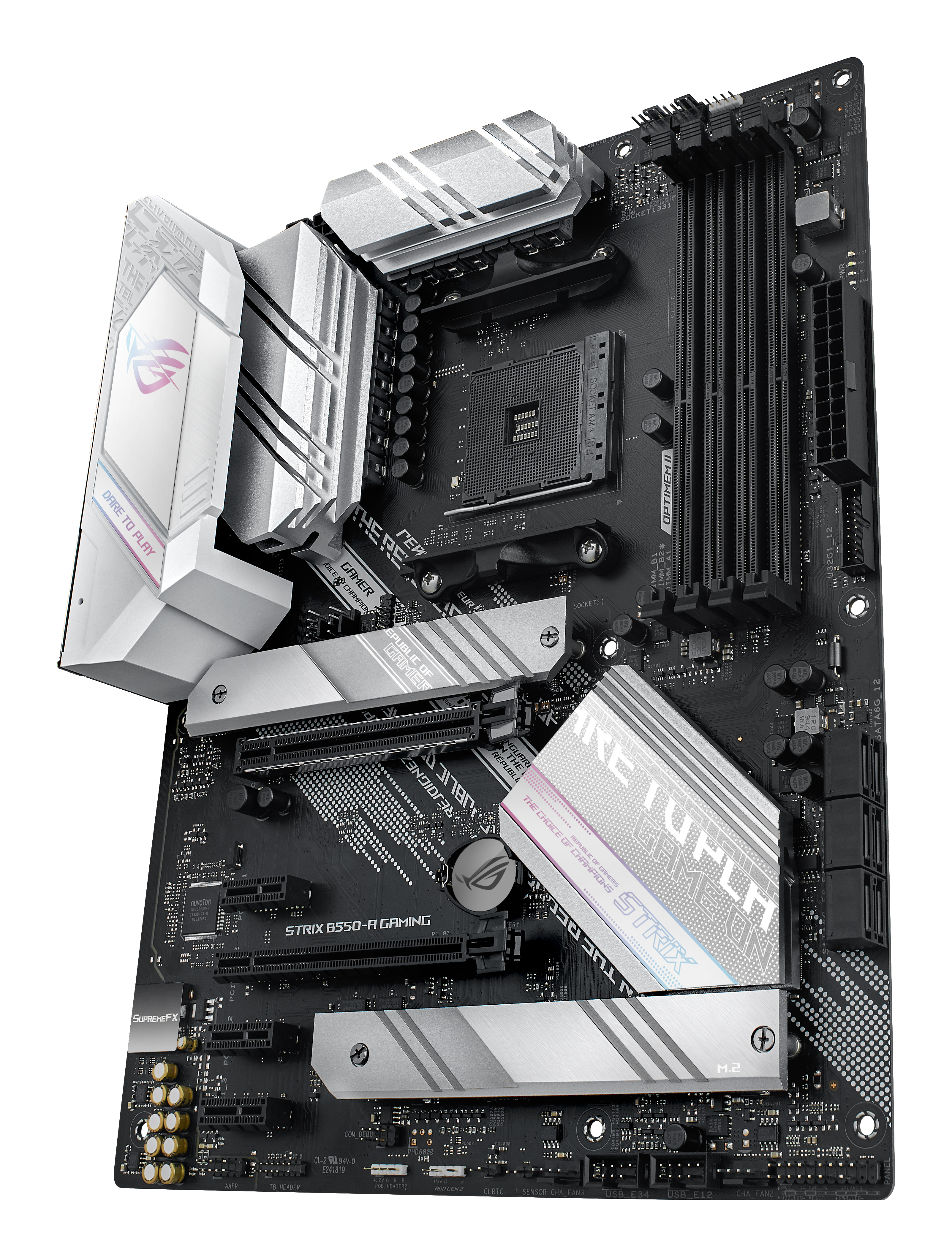 ASUS ROG STRIX B550-A GAMING - Motherboard - ATX - Socket AM4 - AMD B550 Chipsatz, Ansicht 4