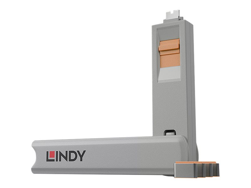 Lindy - Schloss für USB-C-Port - orange