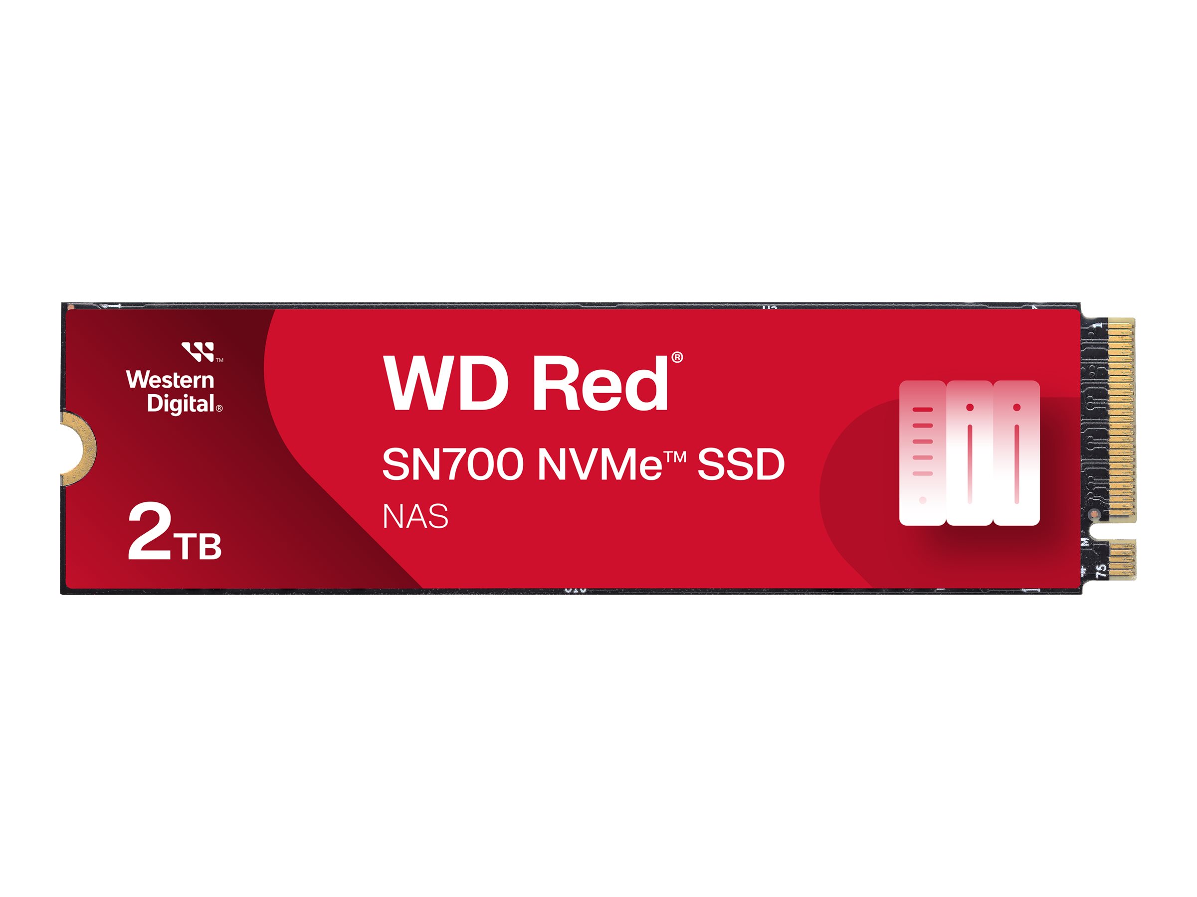 WD Red SN700 WDS200T1R0C - SSD - 2 TB - intern - M.2 2280 - PCIe 3.0 x4 (NVMe)