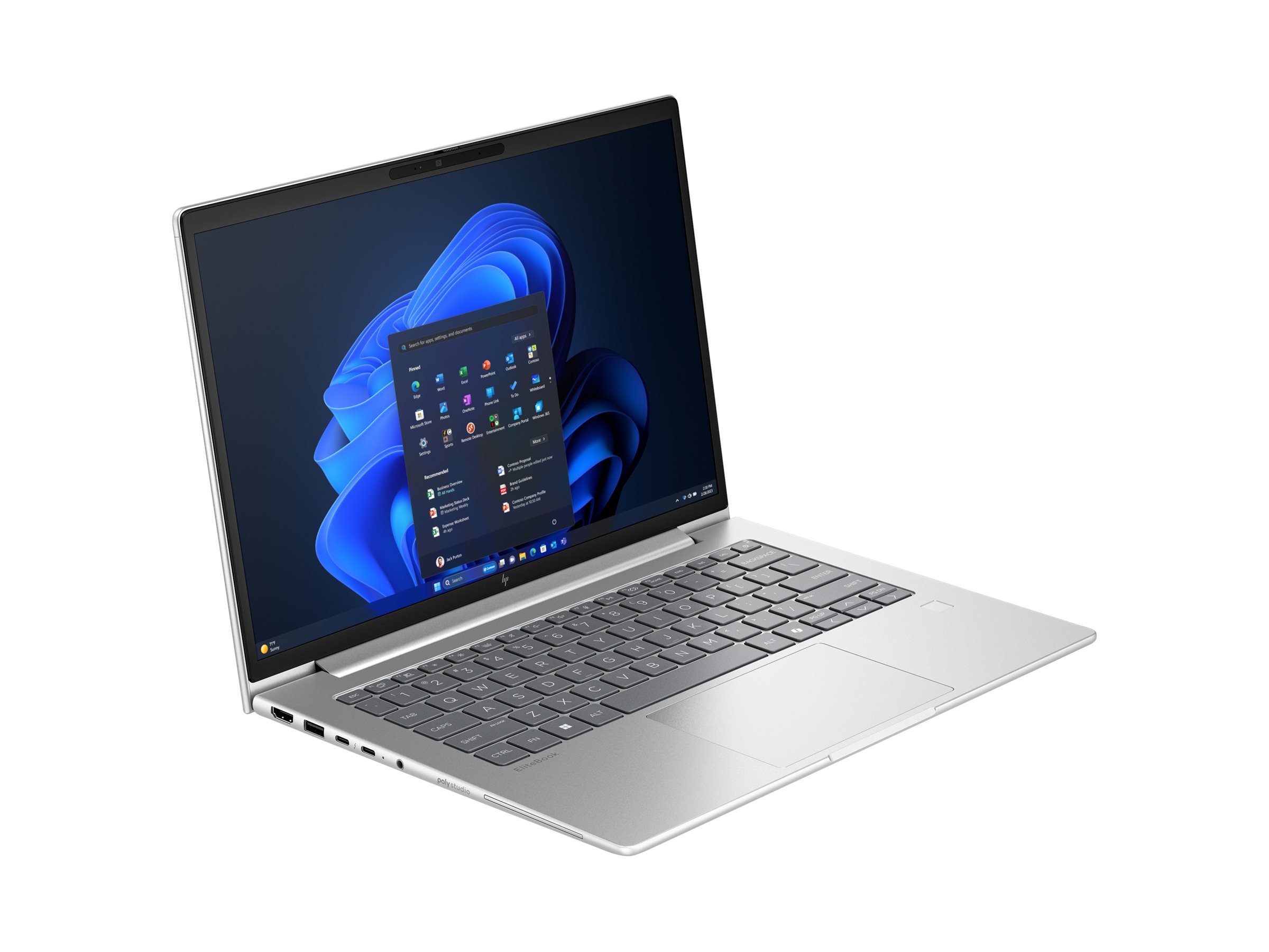 HP EliteBook 6 G1a Notebook AI - 177-Grad Scharnierdesign - AMD Ryzen 7 250 - Win 11 Pro - Radeon 780M - 32 GB RAM - 1 TB SSD NVMe, TLC - 35.6 cm (14")