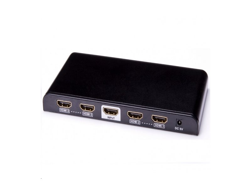Techly 1 x 4 HDMI Splitter 4K x 2K - Video-/Audio-Splitter, Ansicht 3