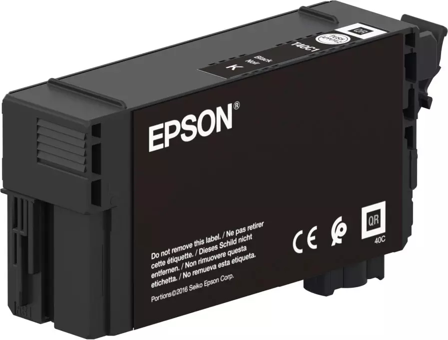 Epson Singlepack UltraChrome XD2 Black T40C140(50ml), Schwarz, Tinte auf Pigmentbasis, 50 ml, 1 Stück(e)