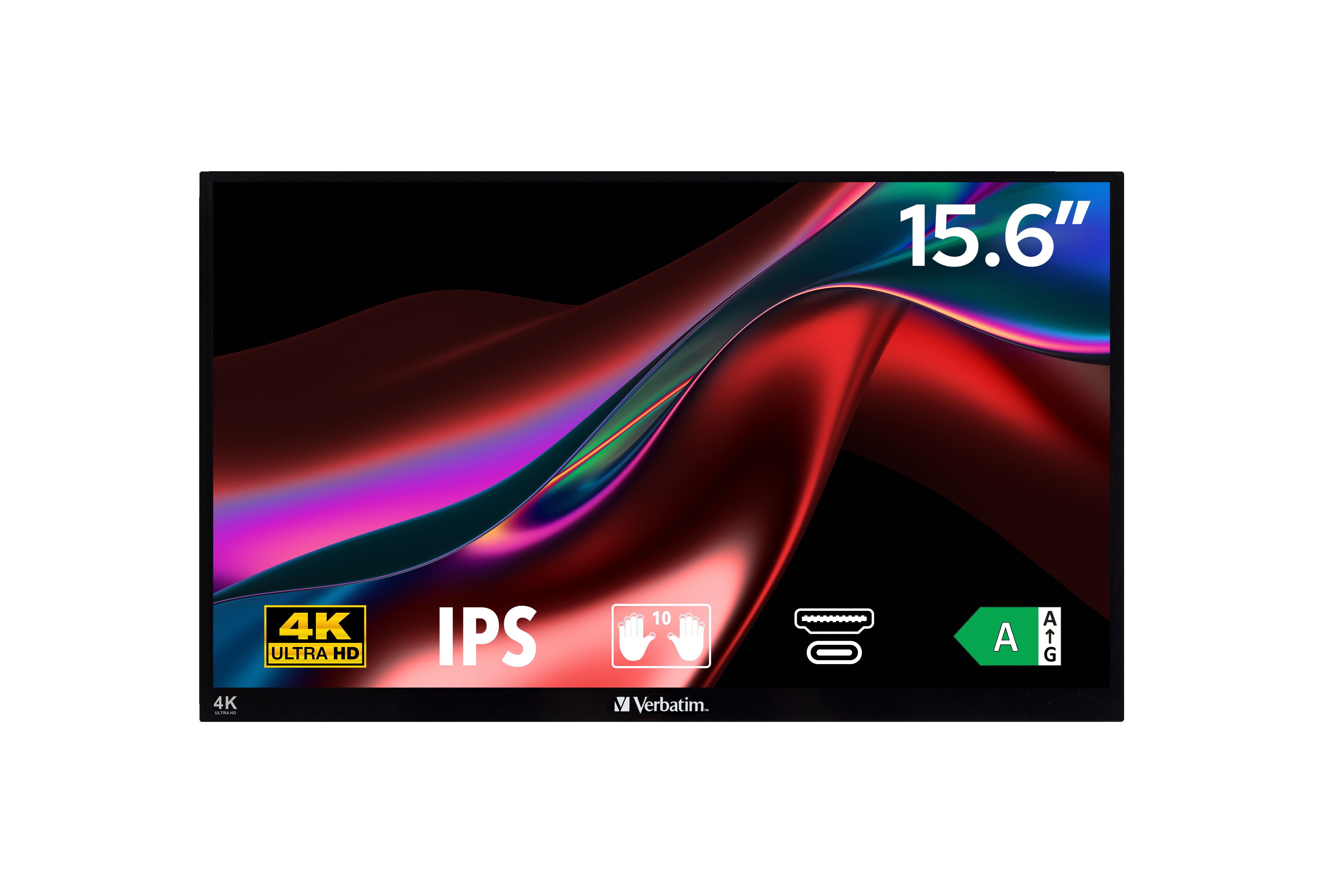 Verbatim PMT-15-4K - LCD-Monitor - 39.6 cm (15.6), Ansicht 3