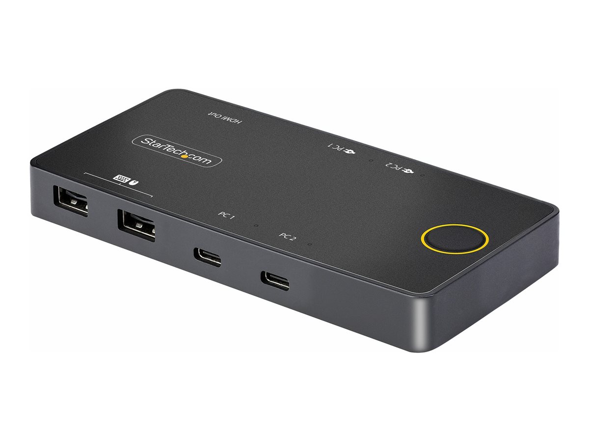 StarTech.com 2-Port USB-C KVM-Switch, 4K 60Hz