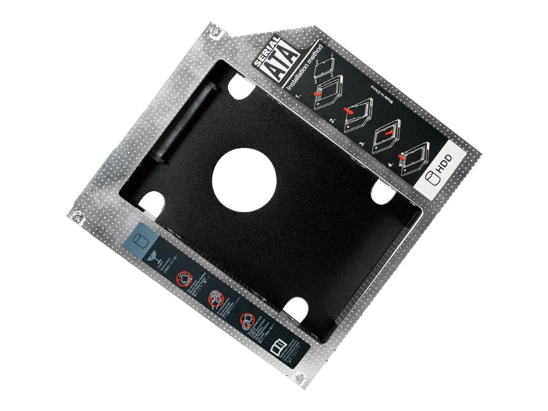 LogiLink Festplatten Caddy Rahmen Adapter 9,5mm SATA HDD
