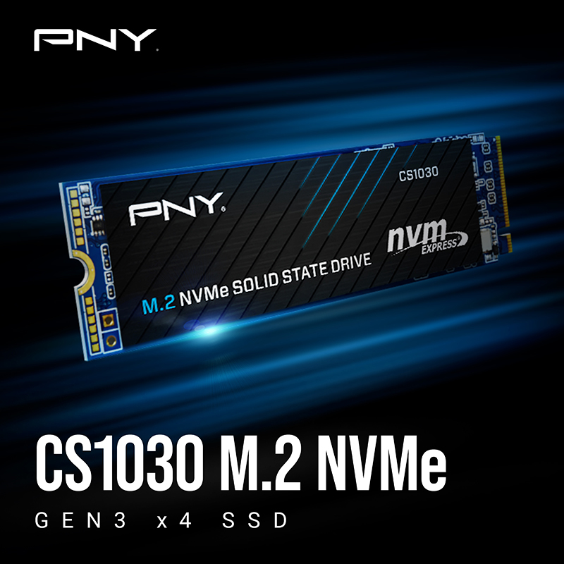PNY CS1030 - SSD - 2 TB - intern - M.2 2280 - PCIe 3.0 x4 (NVMe), Ansicht 3