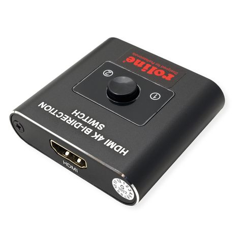 ROLINE 14.01.3573 - HDMI - Kunststoff - Schwarz - 60 Hz - 3840 x 2160 - Status - Schalter, Ansicht 2
