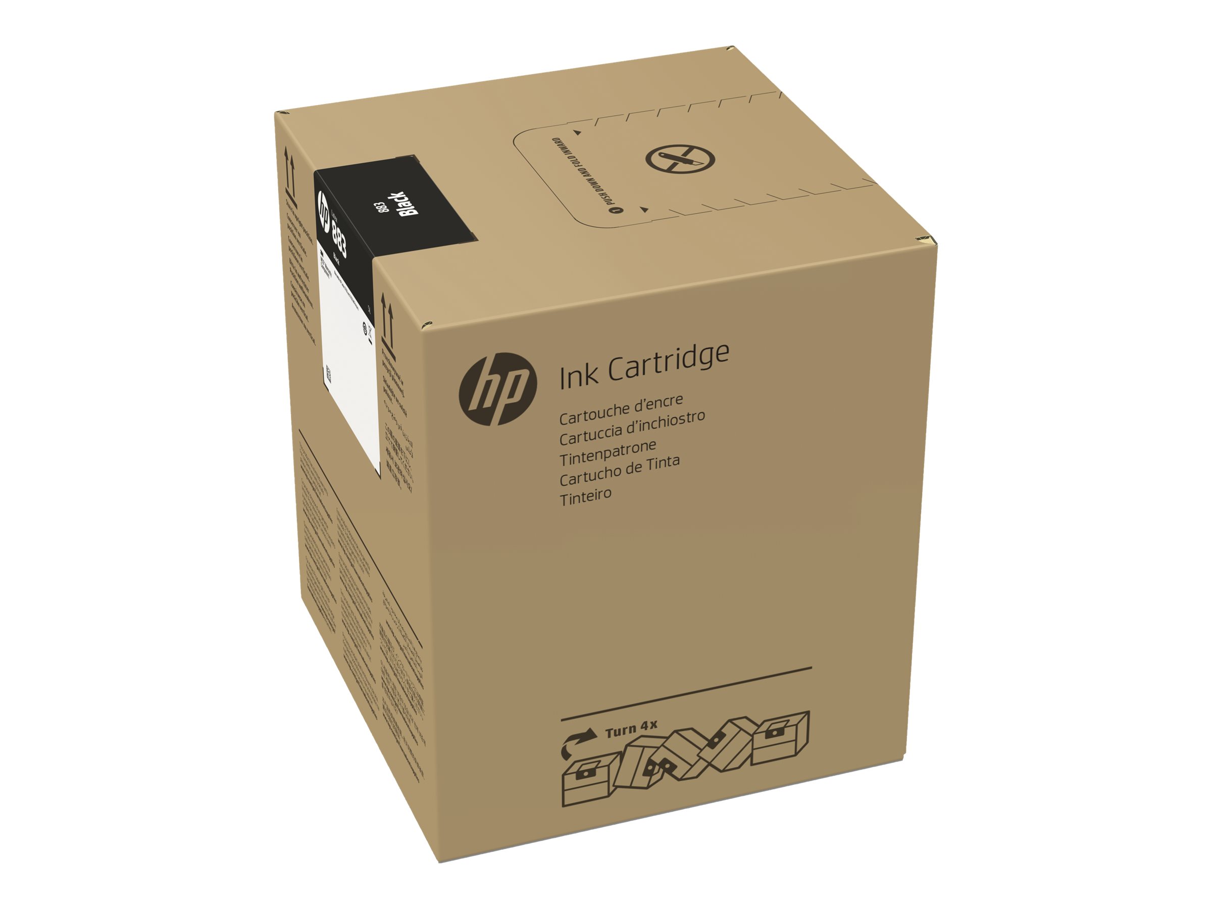 HP 883 - 5 L - Schwarz - original - Tintenpatrone, Ansicht 3